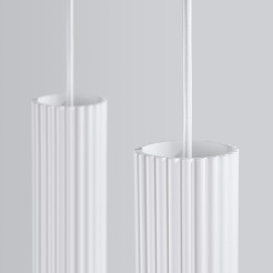 Lampa wisząca KARBON 2 biały SL.1536