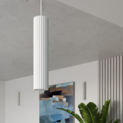 Lampa wisząca KARBON 2 biały SL.1536