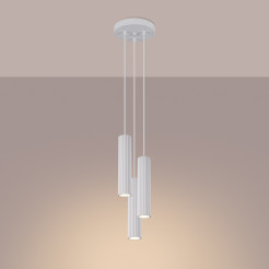 Lampa wisząca KARBON 3P biały SL.1538