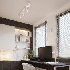 Lampa biurkowa KARBON biała SL.1548