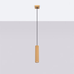 Lampa wisząca KARBON 1 złoty SL.1554