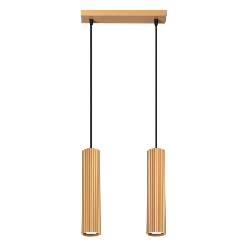 Lampa wisząca KARBON 2 złoty SL.1555