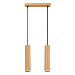 Lampa wisząca KARBON 2 złoty SL.1555