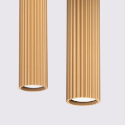 Lampa wisząca KARBON 2 złoty SL.1555