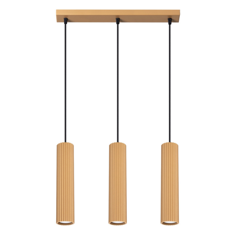 Lampa wisząca KARBON 3L złoty SL.1556