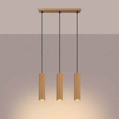Lampa wisząca KARBON 3L złoty SL.1556