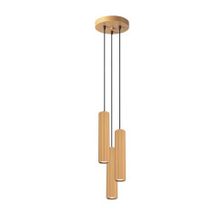 Lampa wisząca KARBON 3P złoty SL.1557