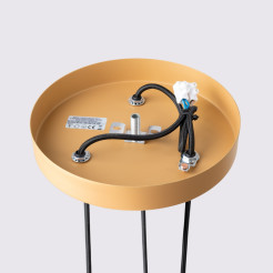 Lampa wisząca KARBON 3P złoty SL.1557
