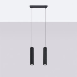 Lampa wisząca KARBON 2 czarny SL.1574