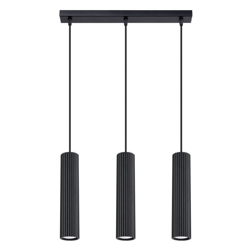 Lampa wisząca KARBON 3L czarny SL.1575