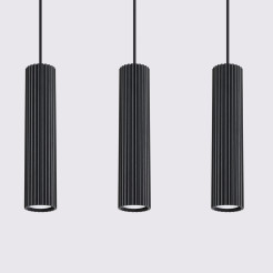 Lampa wisząca KARBON 3L czarny SL.1575