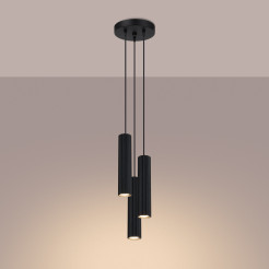 Lampa wisząca KARBON 3P czarny SL.1576