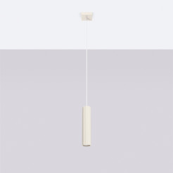 Lampa wisząca KARBON 1 beżowy SL.1592