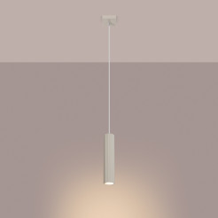 Lampa wisząca KARBON 1 beżowy SL.1592