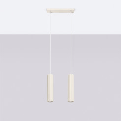 Lampa wisząca KARBON 2 beżowy SL.1593