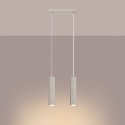 Lampa wisząca KARBON 2 beżowy SL.1593