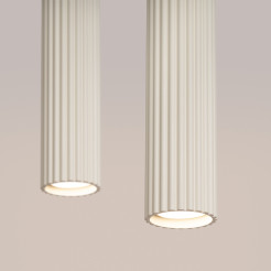 Lampa wisząca KARBON 2 beżowy SL.1593