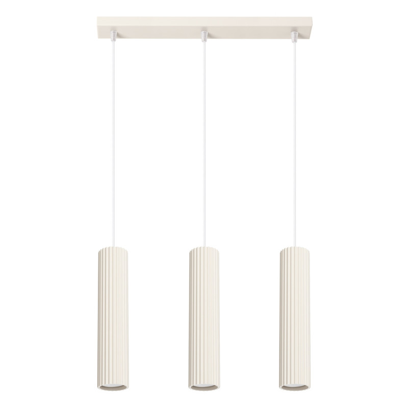 Lampa wisząca KARBON 3L beżowy SL.1594
