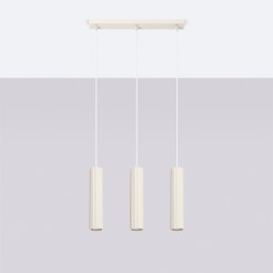Lampa wisząca KARBON 3L beżowy SL.1594