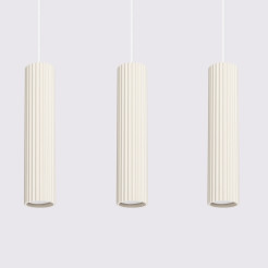 Lampa wisząca KARBON 3L beżowy SL.1594
