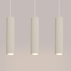 Lampa wisząca KARBON 3L beżowy SL.1594