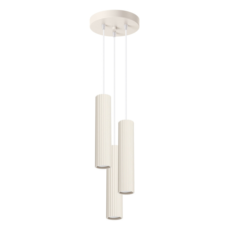 Lampa wisząca KARBON 3P beżowy SL.1595