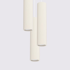 Lampa wisząca KARBON 3P beżowy SL.1595