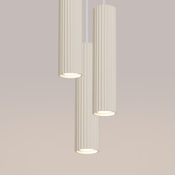 Lampa wisząca KARBON 3P beżowy SL.1595