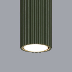 Plafon KARBON 10 zielony oliwkowy SL.1606