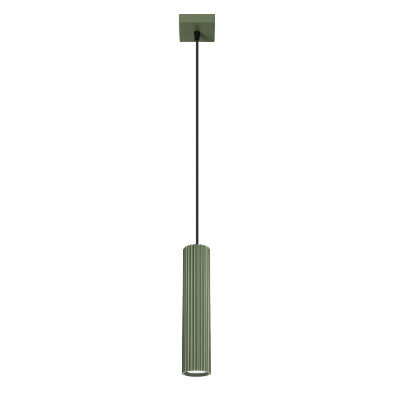 Lampa wisząca KARBON 1 zielony oliwkowy SL.1611