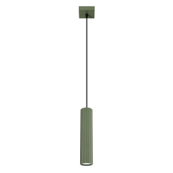 Lampa wisząca KARBON 1 zielony oliwkowy SL.1611