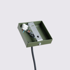 Lampa wisząca KARBON 1 zielony oliwkowy SL.1611