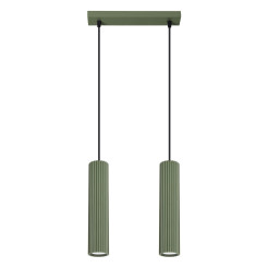 Lampa wisząca KARBON 2 zielona oliwka SL.1612