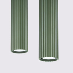 Lampa wisząca KARBON 2 zielona oliwka SL.1612