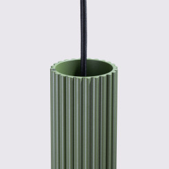 Lampa wisząca KARBON 2 zielona oliwka SL.1612