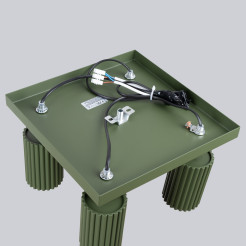 Plafon KARBON 4 zielony oliwkowy SL.1621