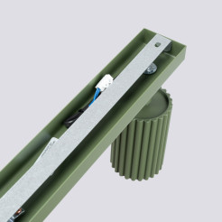 Plafon KARBON 4L zielony oliwkowy SL.1622