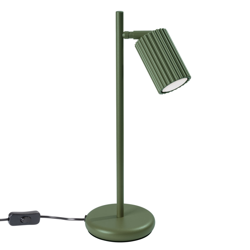 Lampa biurkowa KARBON zielona oliwka SL.1624