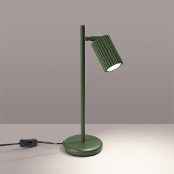 Lampa biurkowa KARBON zielona oliwka SL.1624