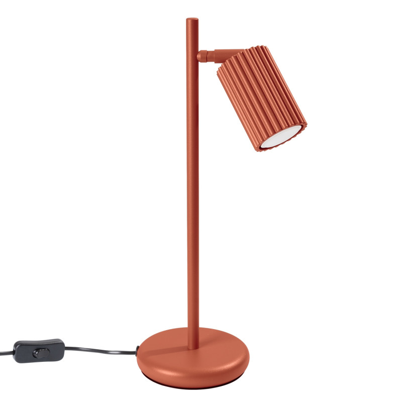 Lampa biurkowa KARBON ochra czerwona SL.1643
