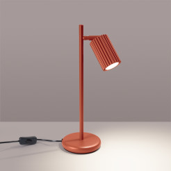 Lampa biurkowa KARBON ochra czerwona SL.1643