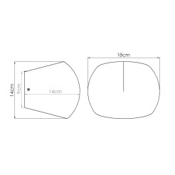 Kinkiet GLOBE beton SL.1362