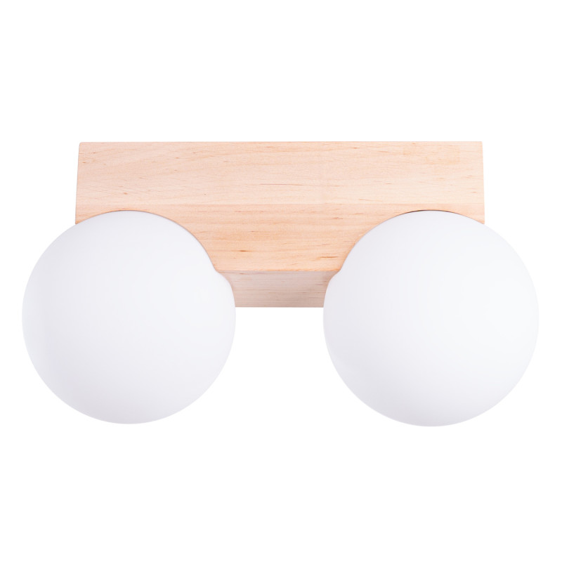 Plafon BULBO 2 naturalne drewno SL.1683