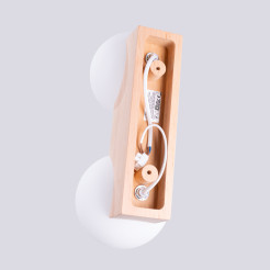 Plafon BULBO 2 naturalne drewno SL.1683