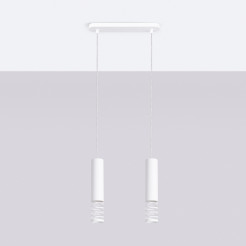 Lampa wisząca LAMI 2 biały SL.1687