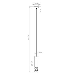 Lampa wisząca LIRO 1 biały SL.1691