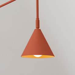 Kinkiet NOX ochra czerwona SL.1701