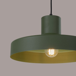 Lampa wisząca BILO zielona oliwka SL.1705