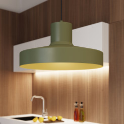 Lampa wisząca BILO zielona oliwka SL.1705
