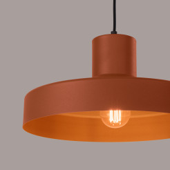 Lampa wisząca BILO ochra czerwona SL.1706